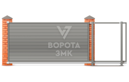 Выдвижные ворота Doorhan 2500×3000 ЗМК-6891