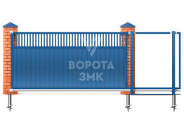 Откатные ворота Lux 3000×2000 Дорхан ЗМК-9722