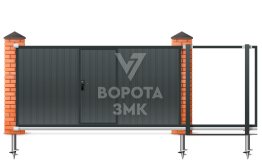 Ворота откатные 8 метров 8000×3000 ЗМК-8109