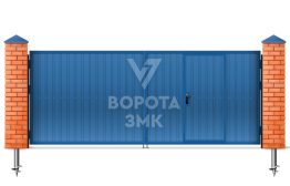 Ворота оцинкованные 2750×2000 ЗМК-5457