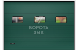 Секционные противопожарные ворота Алютех 2500×2500 ЗМК-3740