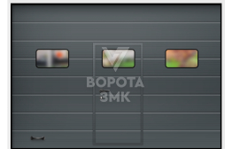 Ворота противопожарные секционные 2500×4000 ЗМК-3720